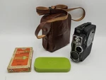 Vintage Agfa Movex 8MM Film Cine Movie Camera W/ Leather Case, Isopan Iss. Fixed Price $115.69.