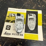 Vintage 1960S Leitz Leicameter MR-4 Chrome W Manual. Fixed Price $249.00.