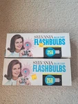 Sylvania Blue Dot Press 25B Glass Flashbulbs Boxs 12 Count 24 Total. Fixed Price $30.00.