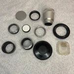 Leitz Wetzlar Camera Pieces + Kodak Harrison Miscellaneous. Fixed Price $30.00.