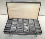 Vintage Logan Metal Luxe 2 No. 110-115-1500I Box, With Slides. Fixed Price $49.99.