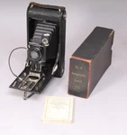 No. 3-A Autographic Kodak Jr. F/7.7 Anastigmat W Ilex Shutter In The Box. Fixed Price $149.00.