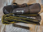 2 Nicefoto 31" Quick Set-up Softbox Deep Parabolic Folding Bowens Mount Grid. Fixed Price $150.00.