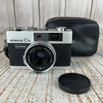 Konica Automatic 35MM Film Camera Hexanon 38MM F/2.8 Untested W/ Case. Fixed Price $39.95.