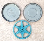 Vintage Film Canister Reel 8MM-200 Feet Blue Compco Corp With Tower 5". Fixed Price $15.98.