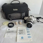 Minolta Maxxum Qtsi 35MM Film Slr Camera Af Zoom 35-80MM Lens Bag Manuals. Fixed Price $34.99.