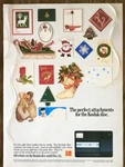 1986 Kodak Disc Camera Christmas Print Ad Perfect Attachments Xmas Present Tags. Fixed Price $17.85.