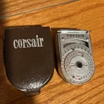 Vintage Corsair Exposure Meter, Model HS-1, Made Japan, Korvette. Fixed Price $9.00.