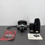 Miranda Sensorex 35MM Slr Film Camera W/ 2 Mirinda Lenses Manuels & Leather Case. Fixed Price $125.00.