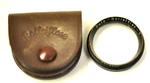 Early Rolleiflex Duto Push On Filter With Case. Fixed Price $20.00.
