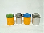 Vintage Aluminum 35MM Film Canisters Lot Of 4 W Lids -2 Silver Embossed Kodak. Fixed Price $19.99.