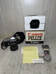 Canon Pellix 35MM Slr W/ Original Box And Accessories. Fixed Price $129.99.