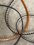*4 New Replacement Belt Set For Model Elmo 16-CL 16MM Sound Film Prjjector. Fixed Price $64.99.