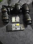 Nikon D5000 Bundle - 4 Lenses (including 35MM & 50MM Primes) + 6 Batteries. Fixed Price $400.00.