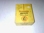 Vintage Kodak Brownie Reflex Camera Syncro Model # 123 W/ Orig Box + Flasholder. Fixed Price $29.50.